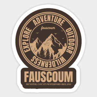 Ireland Hiking, Fauscoum Mountain Hike Sticker